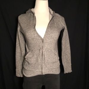 Heather Gray Zip Up Hoodie